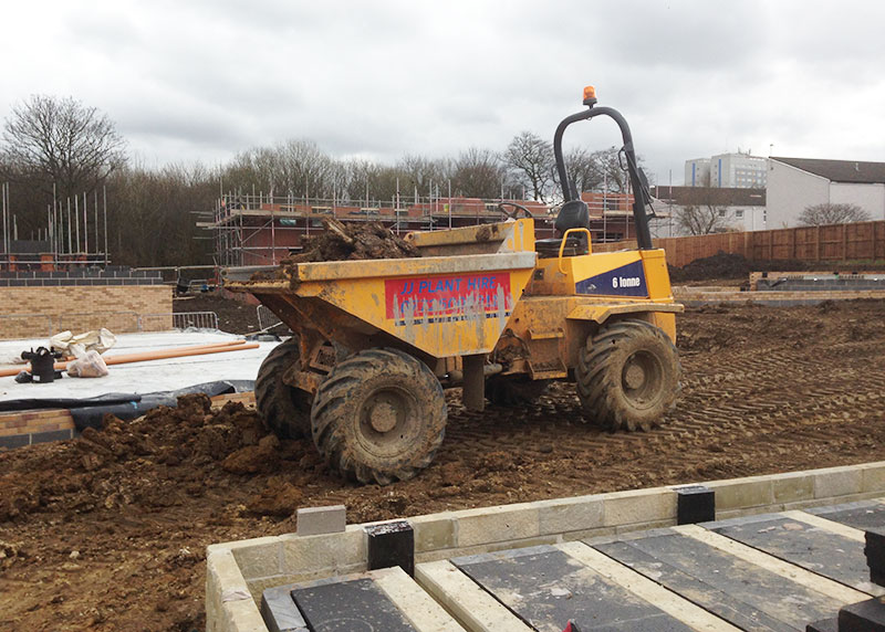 JJ Plant 6 Tonne Dumper for hire in Doncaster